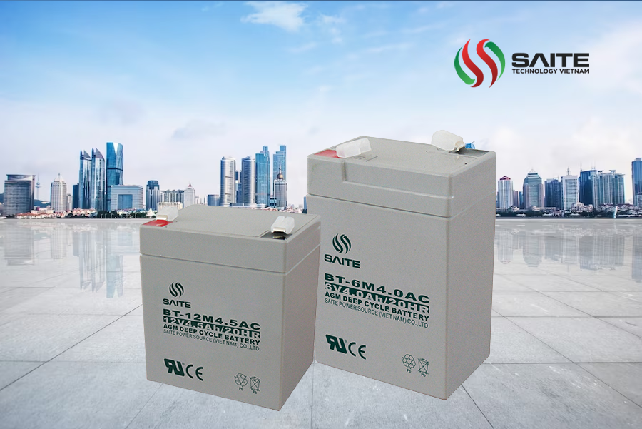 Ắc quy SAITE loại khô, axit chì (VRLA AGM)